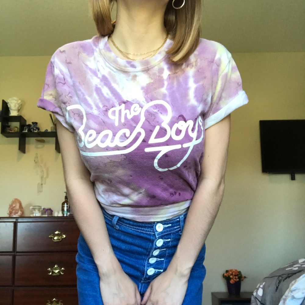The Beach Boys vintage tie dye tee shirt